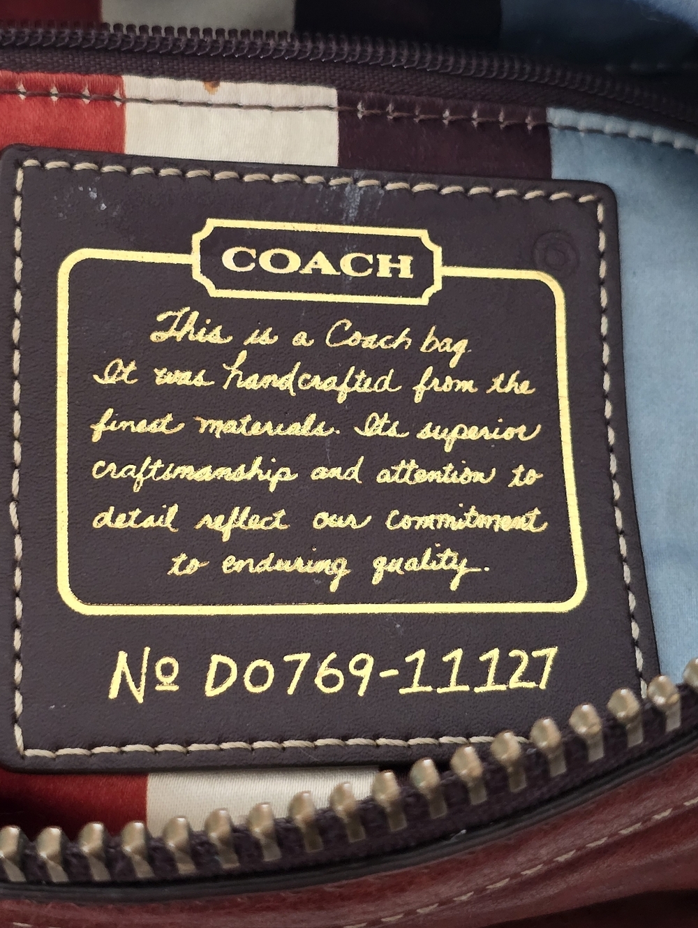 Vintage COACH Legacy 65th Turnlock Leather Shoulder Bag Brown 11127 Y2K - Picture 15 of 16